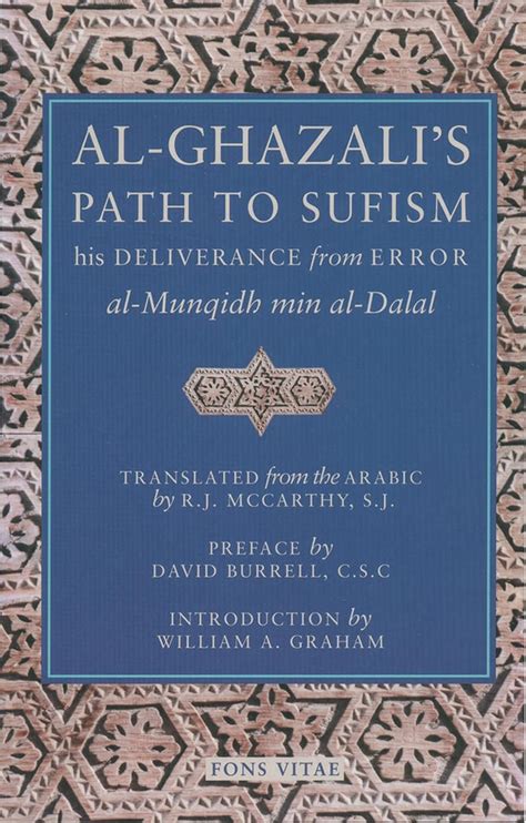 al ghazali s path to sufism his deliverance from error PDF