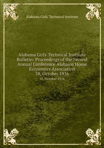 alabama girls technical institute bulletin Epub