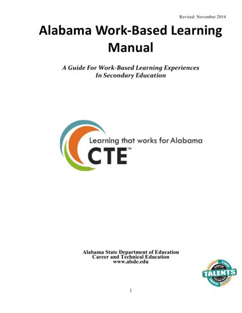 alabama work based learning manual Epub