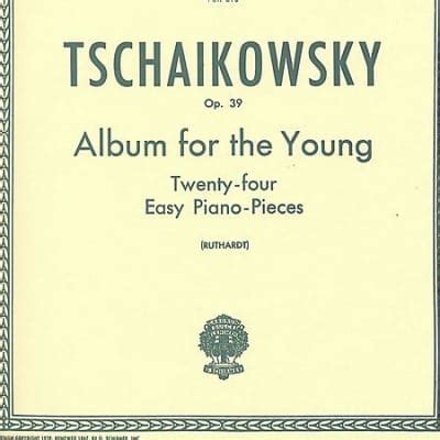 album for the young 24 easy pieces op 39 piano solo PDF