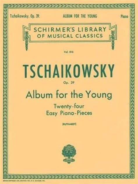 album for the young 24 easy pieces op 39 piano solo PDF