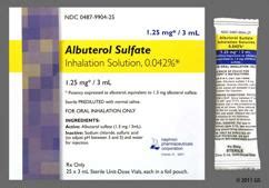 albuterol for machine