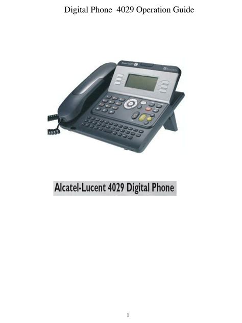 alcatel 4029 phone handset manual Epub