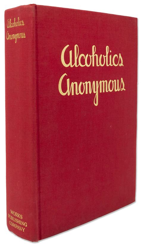 alcoholics anonymous book first edition Reader