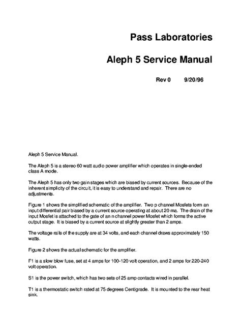 aleph 5 service manual pdf Doc