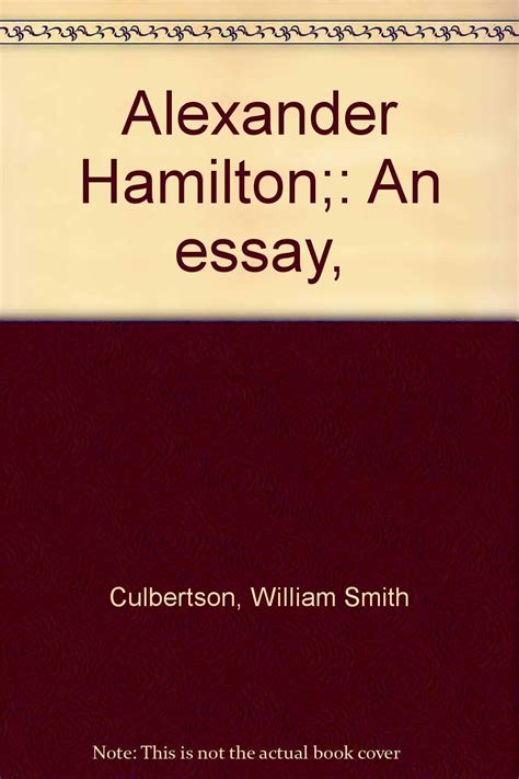 alexander hamilton william s culbertson Epub