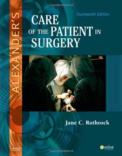 alexanders care of the patient in surgery 14e PDF