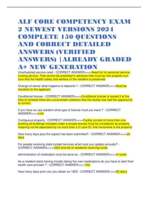 alf core competency questions Ebook Reader