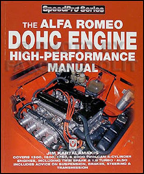 alfa romeo dohc engine high performance manual speedpro series Reader