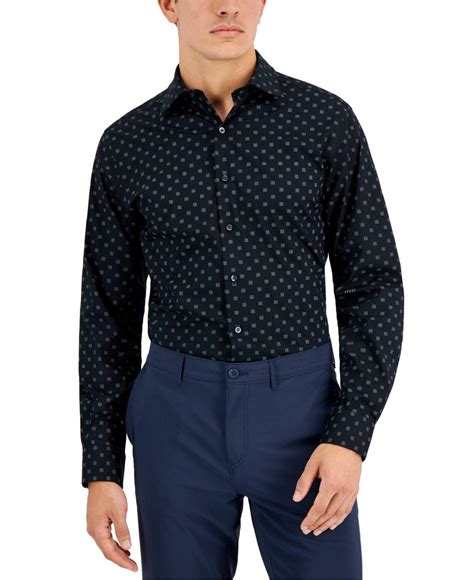 alfani slim fit shirt