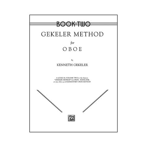 alfred gekeler method for oboe book ii Doc
