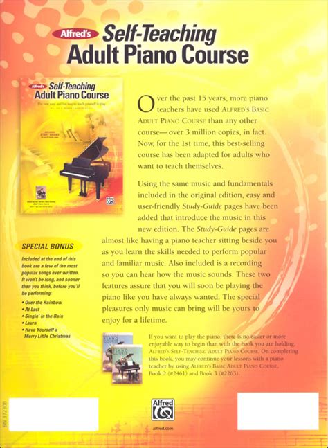 alfred s self teaching adult piano course Doc