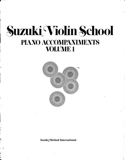 alfred suzuki violin school piano accompaniment volume 1 PDF