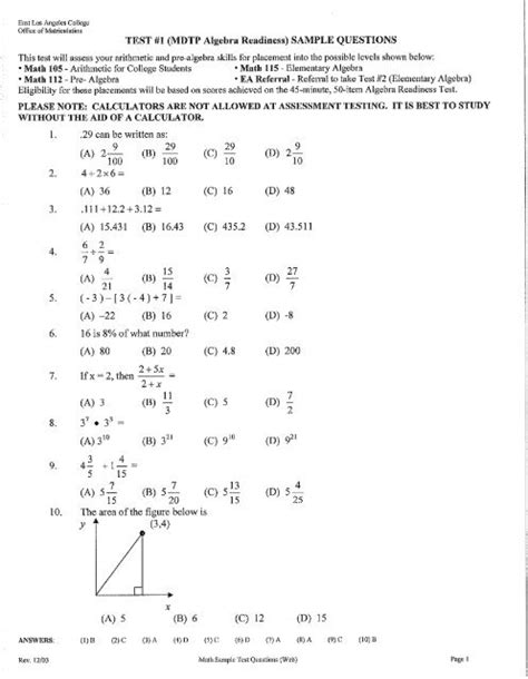 alg 1 practice problems for geometry readiness test pdf Reader