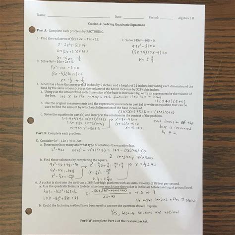 algebra 1 answer key cumulative review pearson Doc