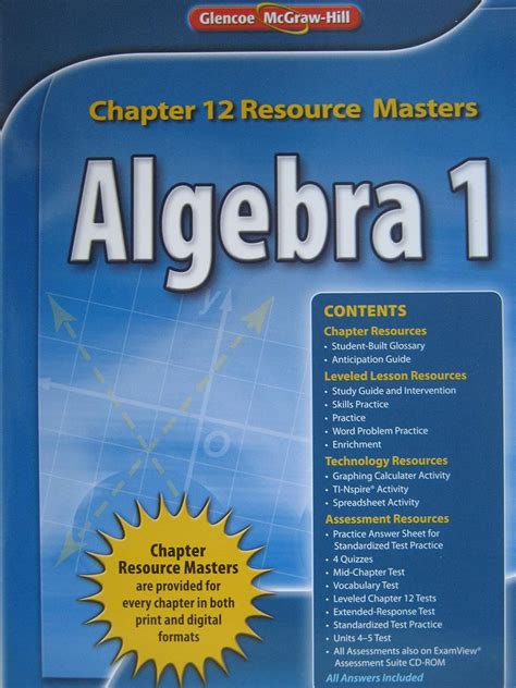 algebra 1 chapter resource masters Epub