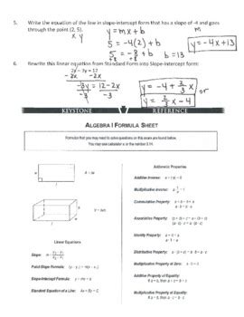 algebra 1 keystone 2013 practice Doc
