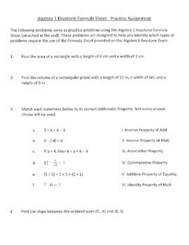 algebra 1 keystone practice test 2014 Kindle Editon