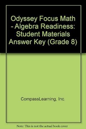 algebra 1 odyssey answers PDF