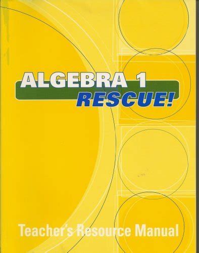 algebra 1 rescue answers Epub