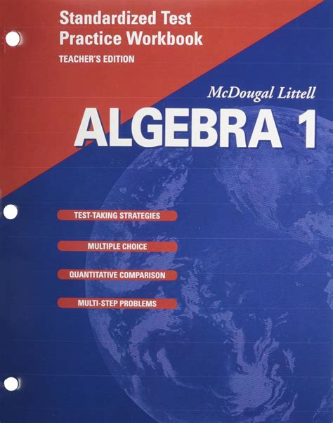 algebra 1 standardized test practice workbook answers Reader