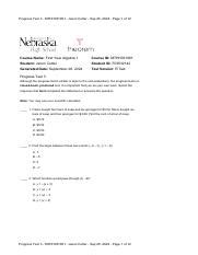 algebra 1 standards progress test 3 answers Epub