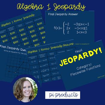 algebra 1 test 1 jeopardy PDF