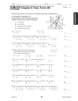 algebra 1 unit 6 test answer key Kindle Editon