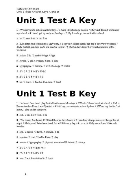 algebra 1 unit 6 test answers Kindle Editon