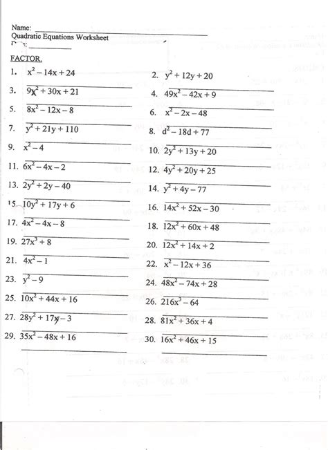 algebra 2 assignment factor each completely answers Epub