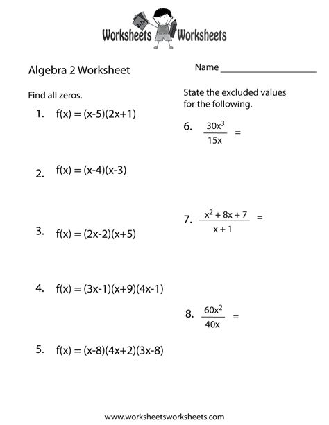 algebra 2 exercises answers Kindle Editon