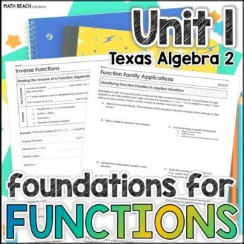 algebra 2 foundations for functions with answers Doc