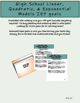 algebra 2 iep goals Kindle Editon