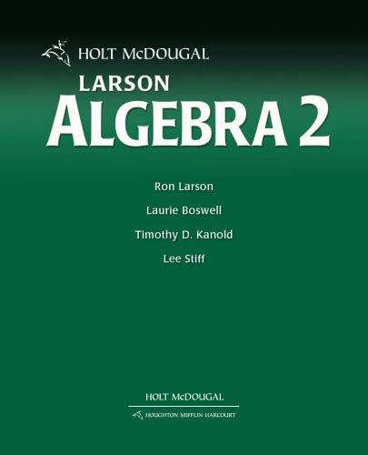 algebra 2 mcdougal solution manual Epub