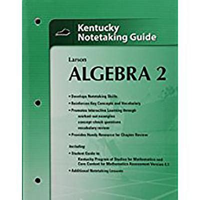 algebra 2 notetaking guide Kindle Editon