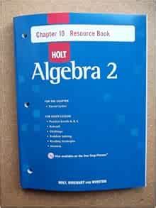 algebra 2 resource answers Kindle Editon