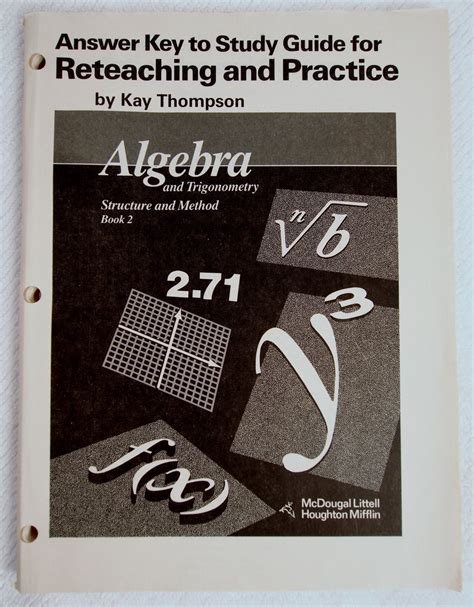 algebra 2 reteaching answer key Kindle Editon