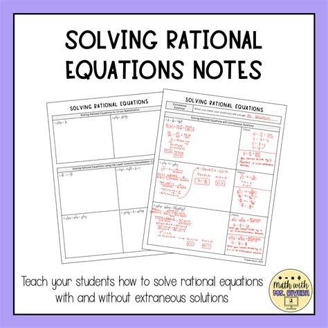 algebra 2 solving rational equations key Epub