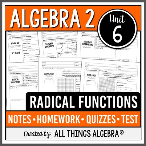 algebra 2 test unit 6 rational functions Epub