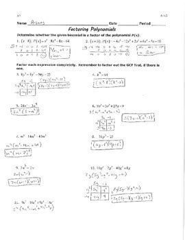 algebra 2 unit 4 answers PDF