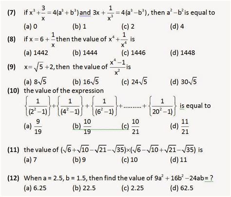 algebra 3 problems