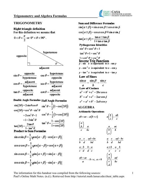 algebra and trigonometry algebra and trigonometry Reader