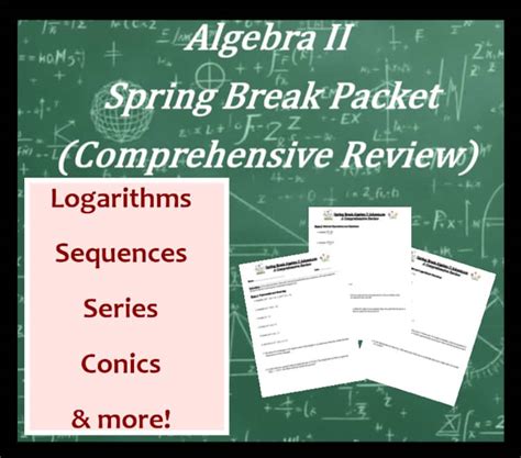 algebra hsa spring break practice Reader
