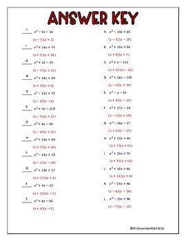 algebra if8762 factoring answers mcmxciv Epub