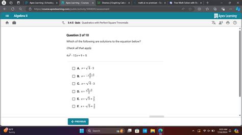 algebra ii answers apex learning Doc