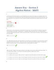 algebra nation section 6 test answer key Doc