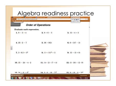 algebra readiness builder 25 answers Doc