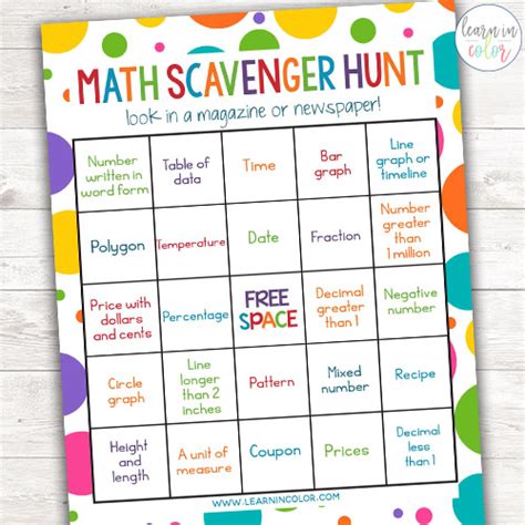 algebra scavenger hunt answers Doc