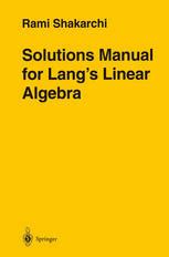 algebra serge lang solutions manual Doc