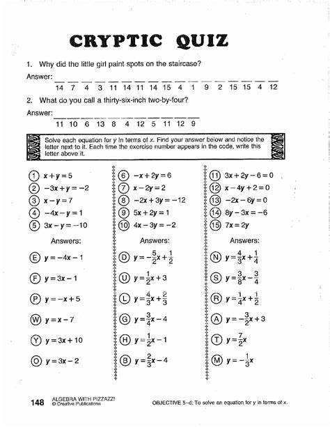 algebra with pizzazz answers page 211 Doc